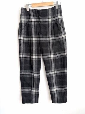 Aritzia Wilfred - Plaid Wool Cashmere Pants - Size 4